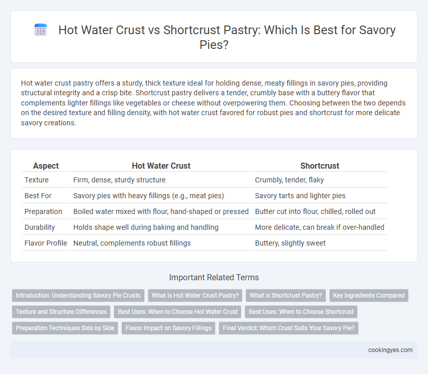Hot Water Crust vs Shortcrust Pastry: Which Is Best for Savory Pies?