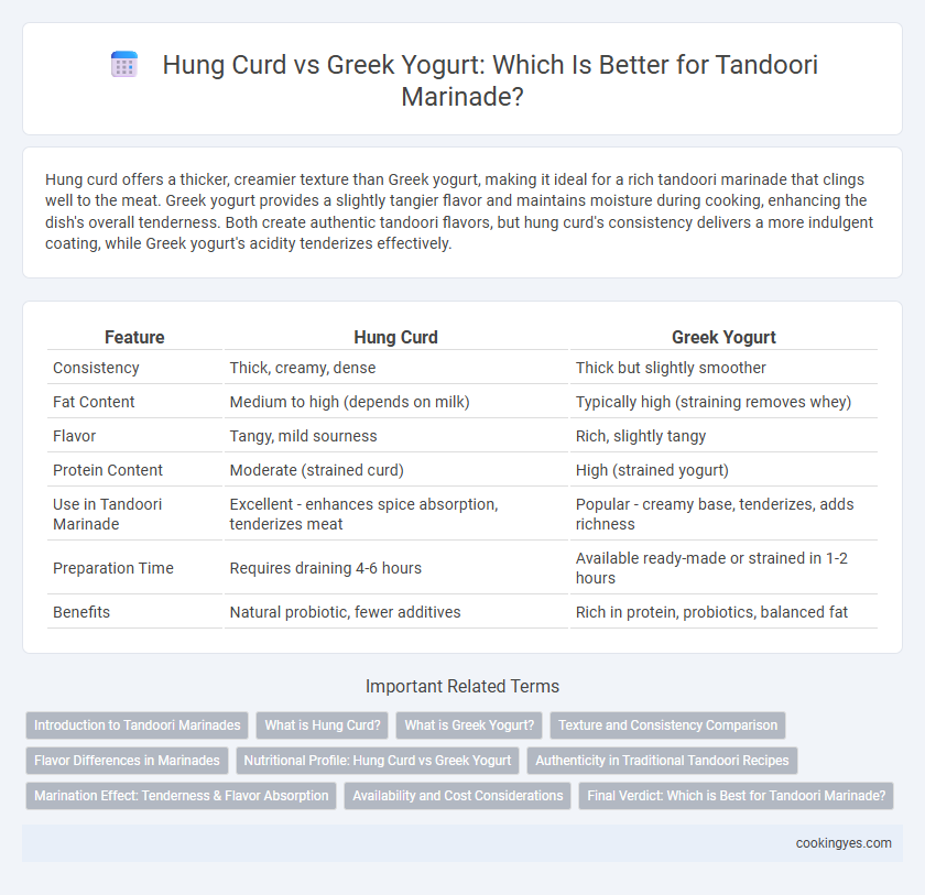 Hung Curd vs Greek Yogurt: Which Is Better for Tandoori Marinade?