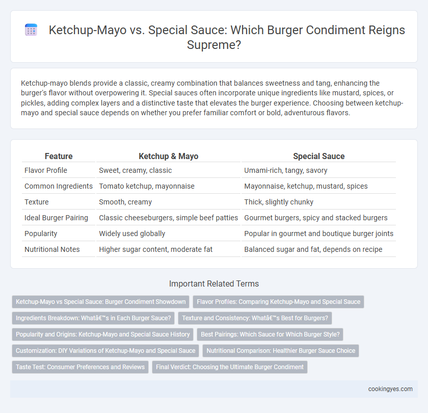 Ketchup-Mayo vs. Special Sauce: Which Burger Condiment Reigns Supreme?