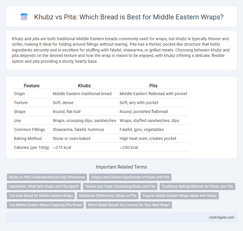 Khubz vs Pita: Which Bread is Best for Middle Eastern Wraps?