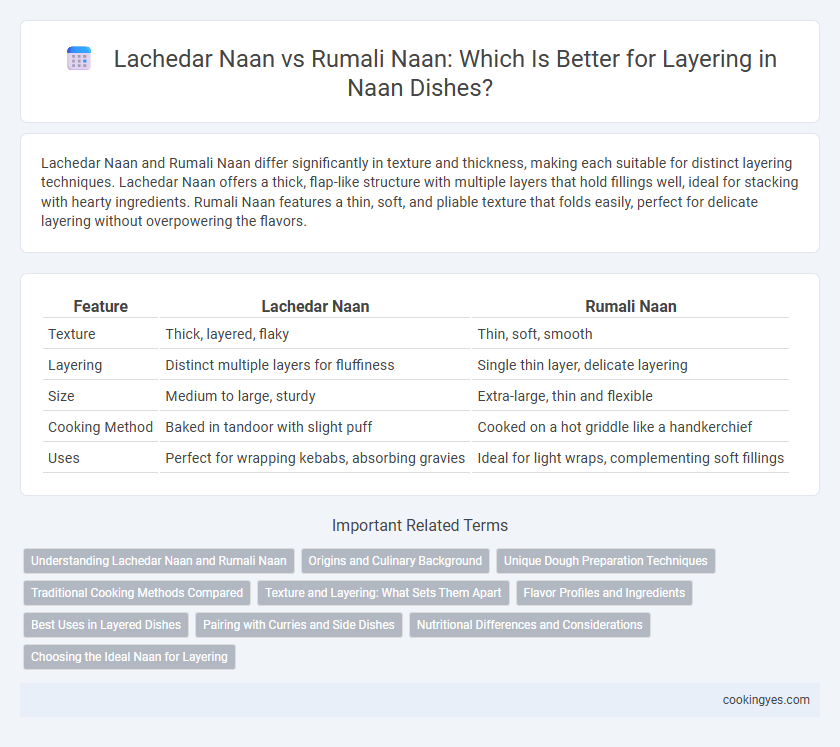 Lachedar Naan vs Rumali Naan: Which Is Better for Layering in Naan Dishes?
