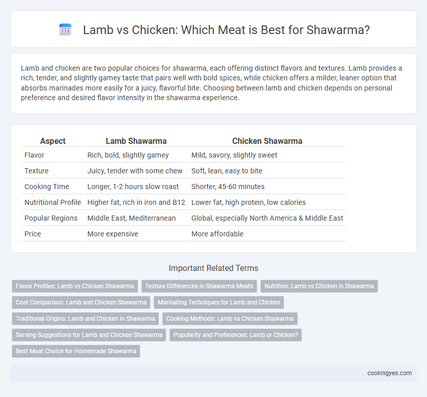 Lamb vs Chicken: Which Meat is Best for Shawarma?
