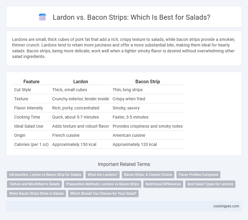Lardon vs. Bacon Strips: Which Is Best for Salads?