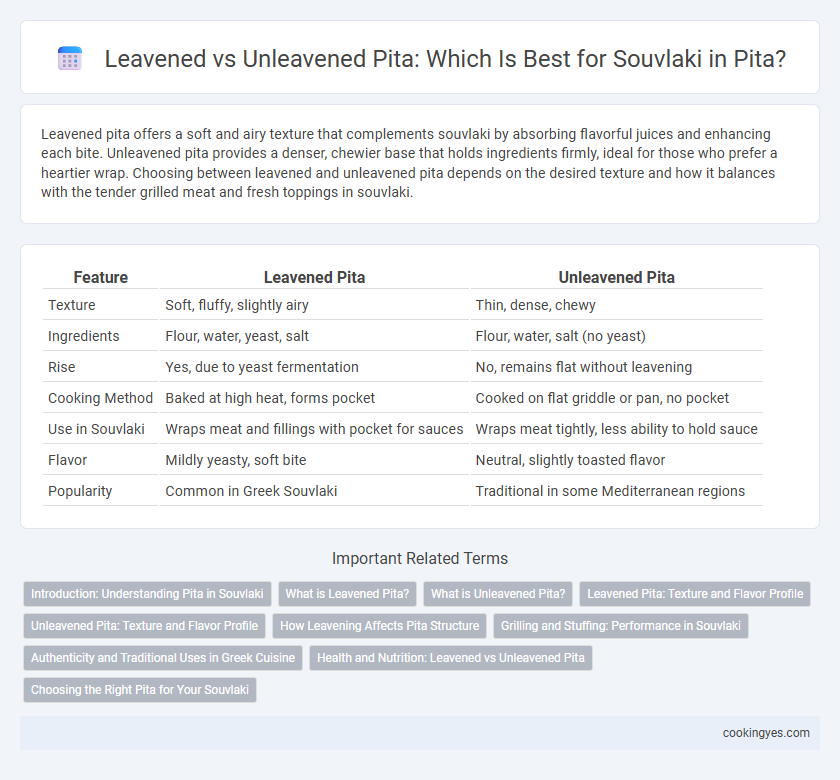 Leavened vs Unleavened Pita: Which Is Best for Souvlaki in Pita?
