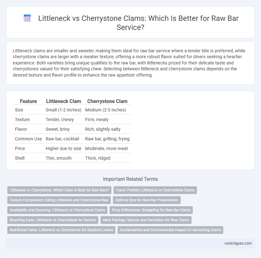 Littleneck vs Cherrystone Clams: Which Is Better for Raw Bar Service?