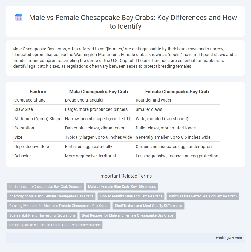 Male vs Female Chesapeake Bay Crabs: Key Differences and How to Identify