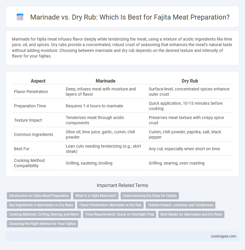 Marinade vs. Dry Rub: Which Is Best for Fajita Meat Preparation?