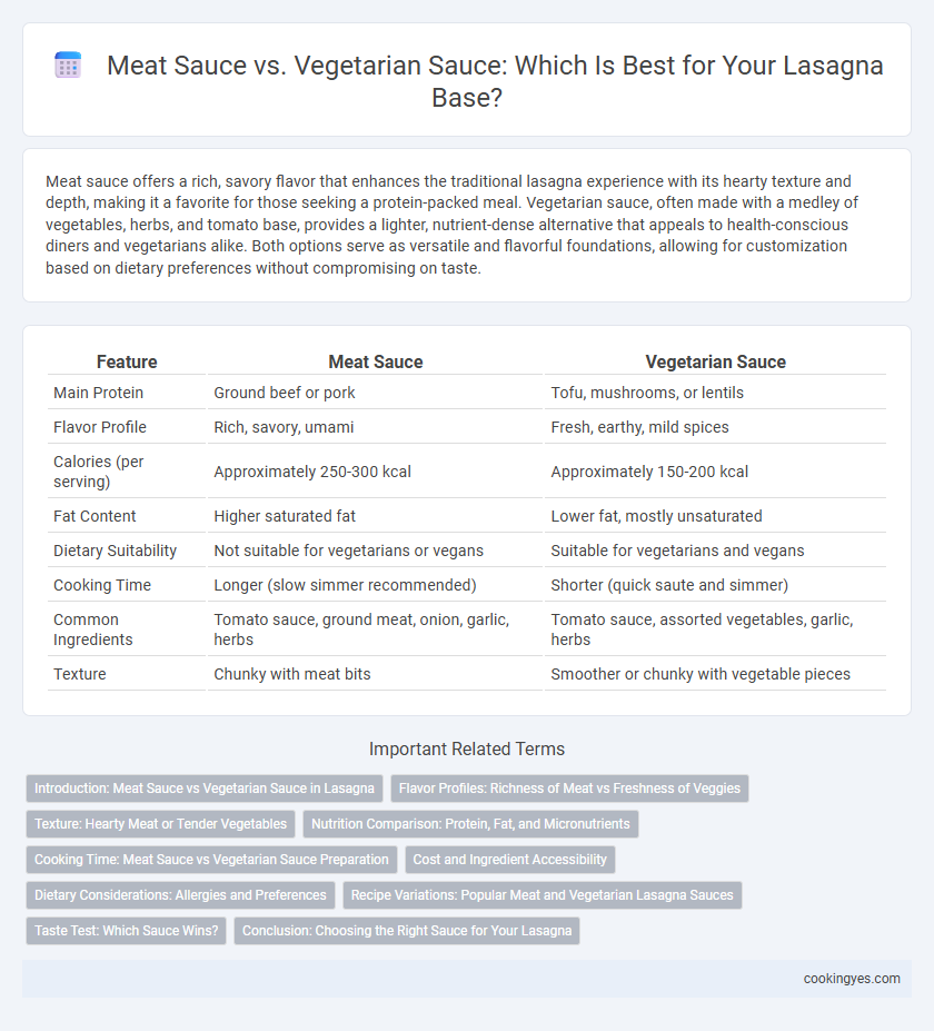 Meat Sauce vs. Vegetarian Sauce: Which Is Best for Your Lasagna Base?