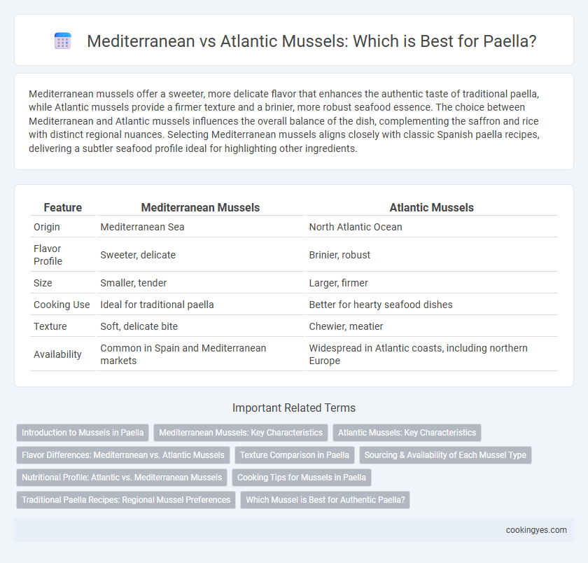 Mediterranean vs Atlantic Mussels: Which is Best for Paella?