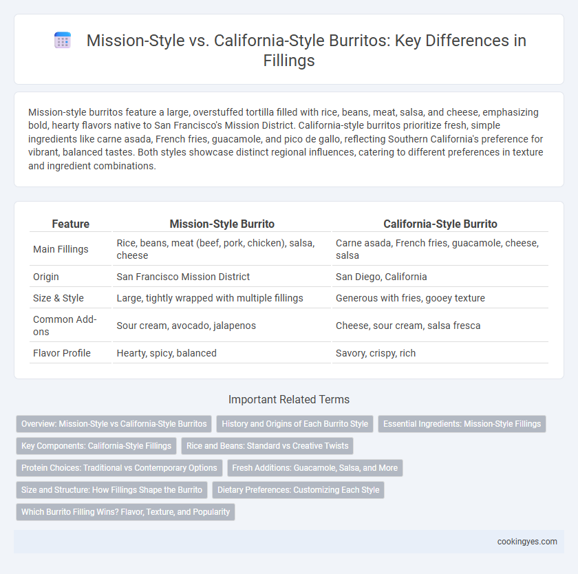 Mission-Style vs. California-Style Burritos: Key Differences in Fillings