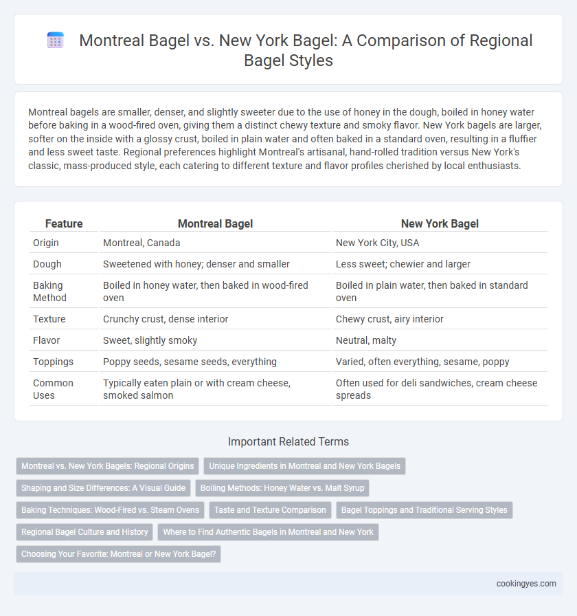 Montreal Bagel vs. New York Bagel: A Comparison of Regional Bagel Styles