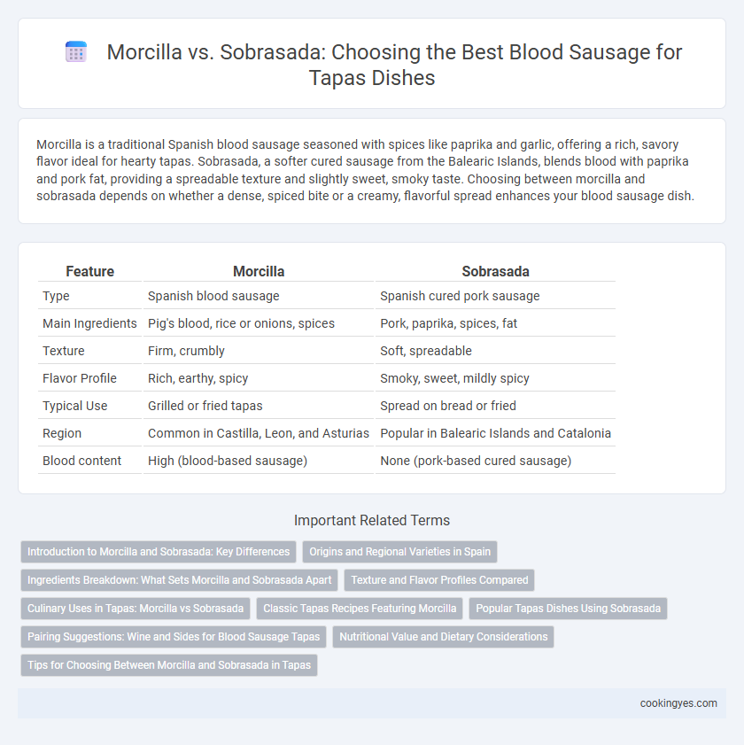 Morcilla vs. Sobrasada: Choosing the Best Blood Sausage for Tapas Dishes