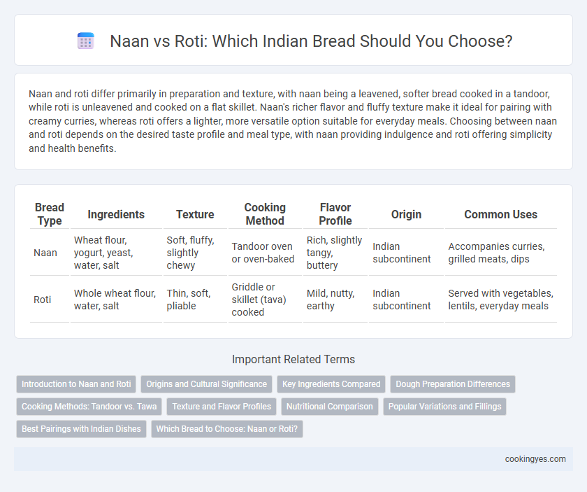 Naan vs Roti: Which Indian Bread Should You Choose?