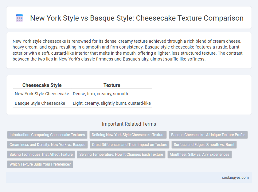 New York Style vs Basque Style: Cheesecake Texture Comparison