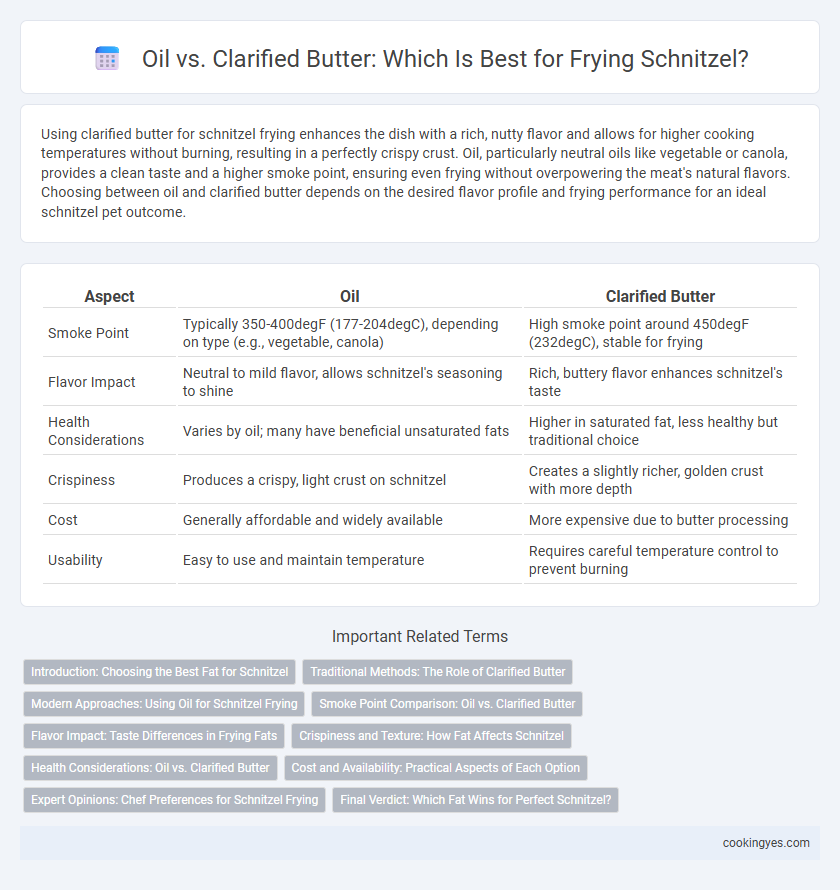 Oil vs. Clarified Butter: Which Is Best for Frying Schnitzel?