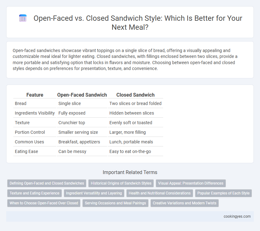 Open-Faced vs. Closed Sandwich Style: Which Is Better for Your Next Meal?