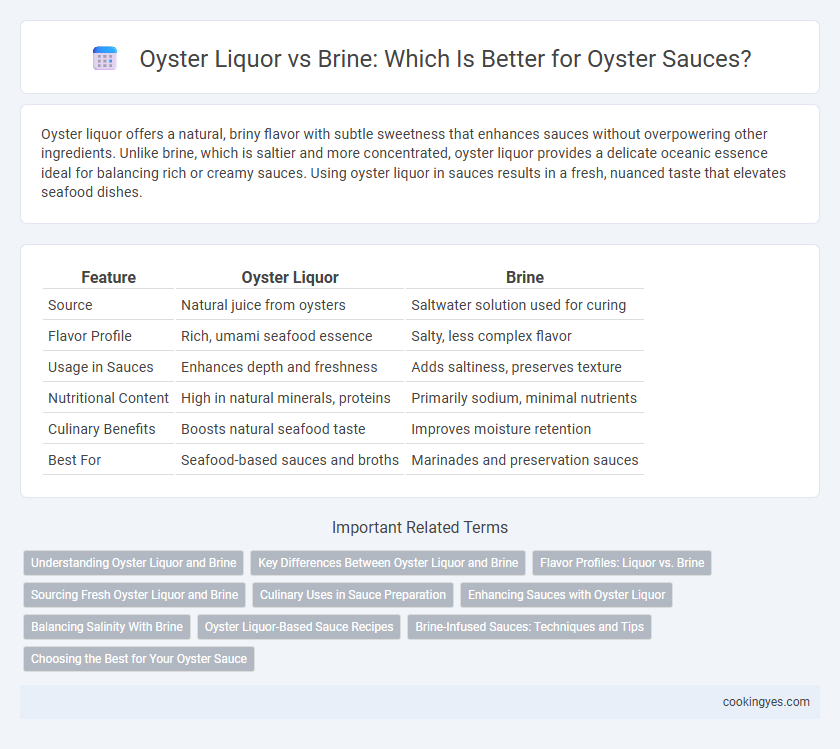 Oyster Liquor vs Brine: Which Is Better for Oyster Sauces?