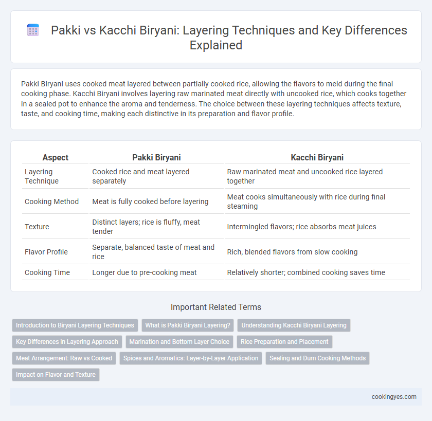 Pakki vs Kacchi Biryani: Layering Techniques and Key Differences Explained