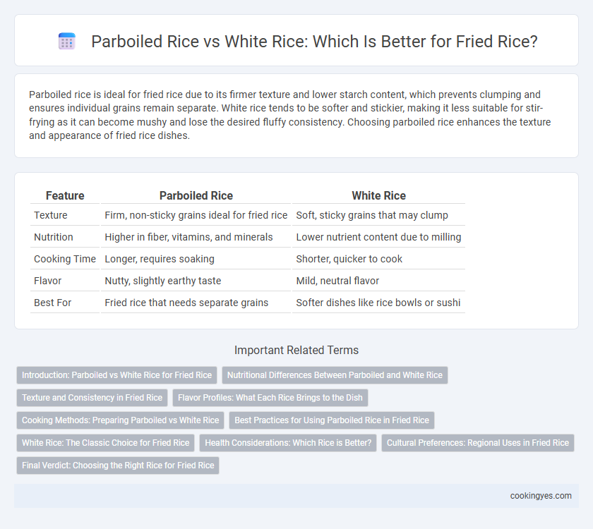 Parboiled Rice vs White Rice: Which Is Better for Fried Rice?