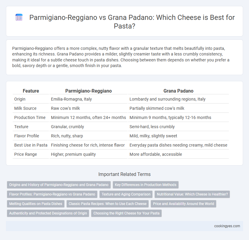 Parmigiano-Reggiano vs Grana Padano: Which Cheese is Best for Pasta?