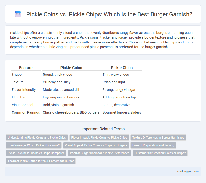 Pickle Coins vs. Pickle Chips: Which Is the Best Burger Garnish?
