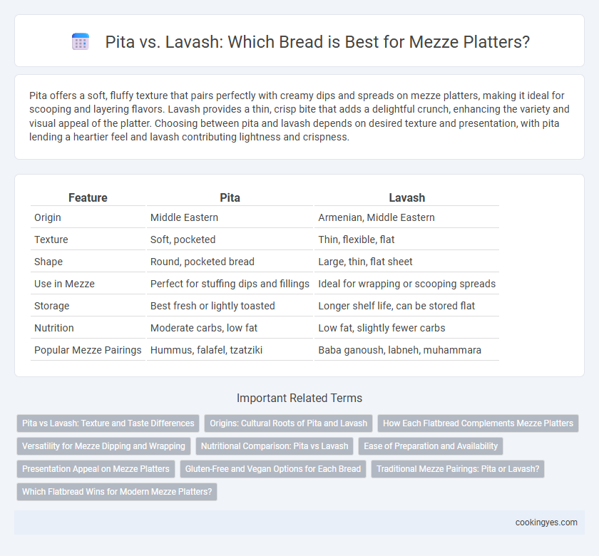 Pita vs. Lavash: Which Bread is Best for Mezze Platters?
