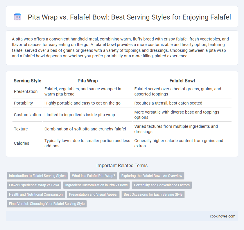 Pita Wrap vs. Falafel Bowl: Best Serving Styles for Enjoying Falafel