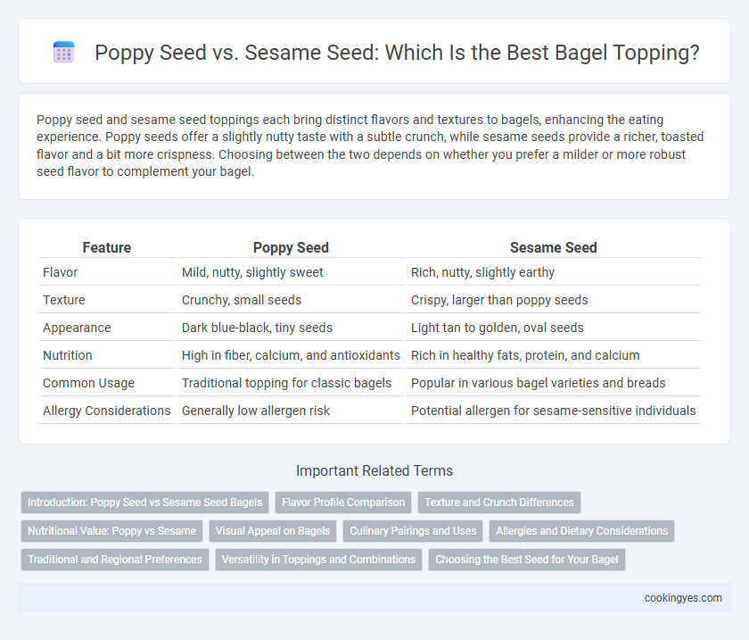 Poppy Seed vs. Sesame Seed: Which Is the Best Bagel Topping?
