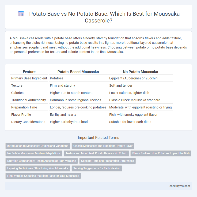 Potato Base vs No Potato Base: Which Is Best for Moussaka Casserole?