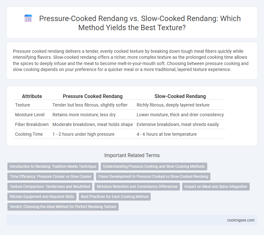 Pressure-Cooked Rendang vs. Slow-Cooked Rendang: Which Method Yields the Best Texture?