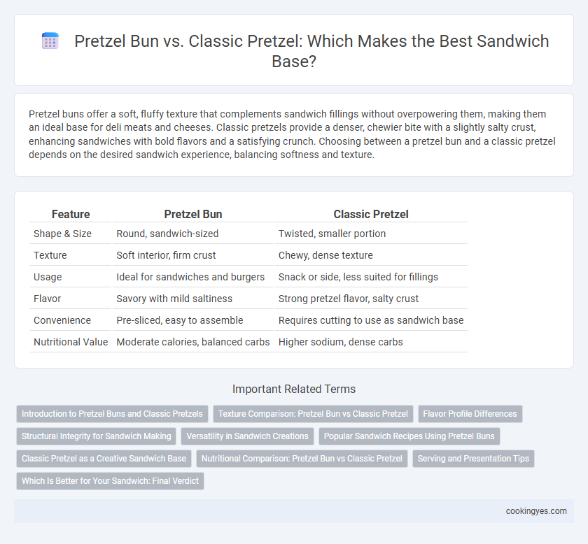 Pretzel Bun vs. Classic Pretzel: Which Makes the Best Sandwich Base?