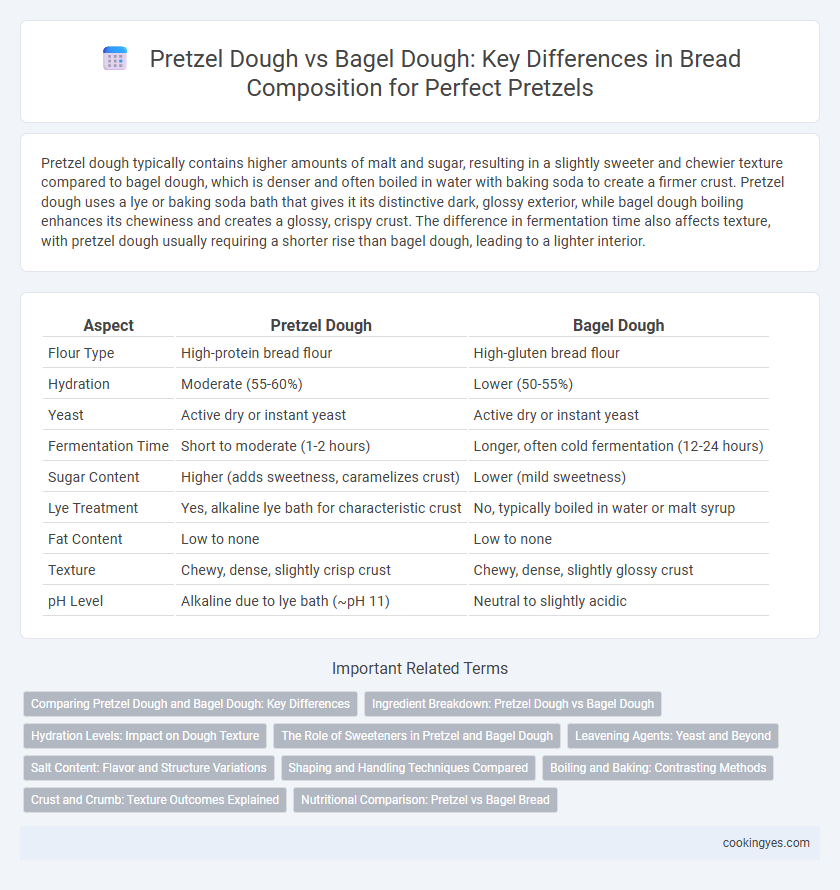 Pretzel Dough vs Bagel Dough: Key Differences in Bread Composition for Perfect Pretzels