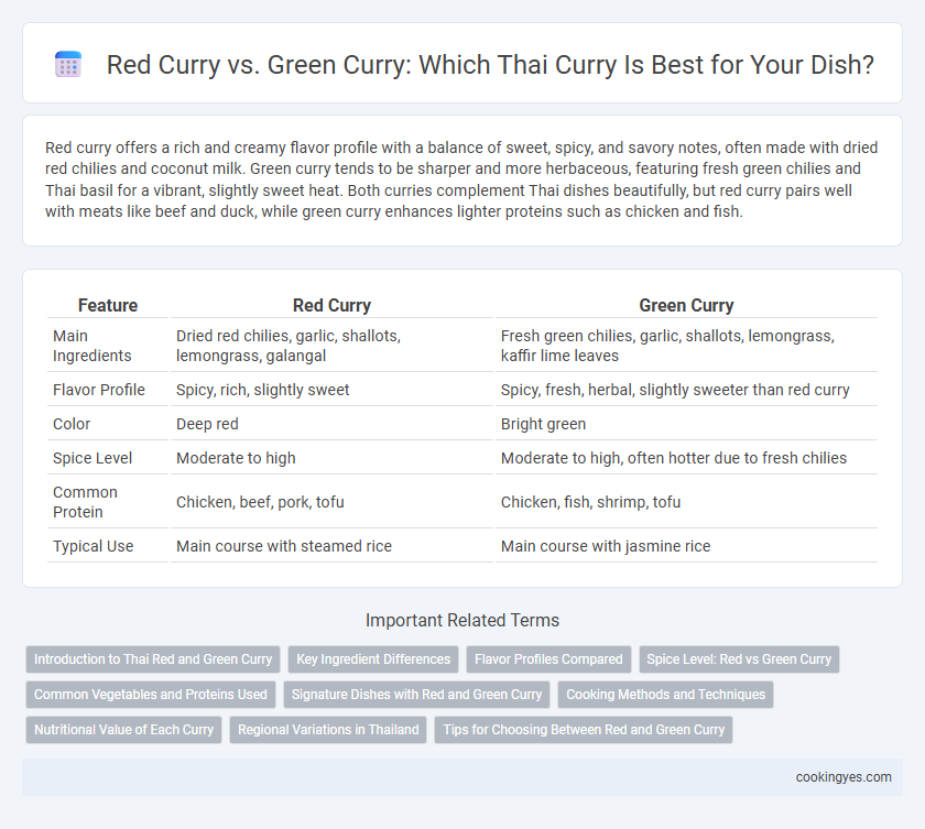 Red Curry vs. Green Curry: Which Thai Curry Is Best for Your Dish?