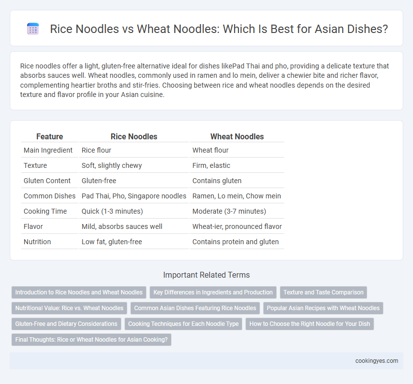 Rice Noodles vs Wheat Noodles: Which Is Best for Asian Dishes?