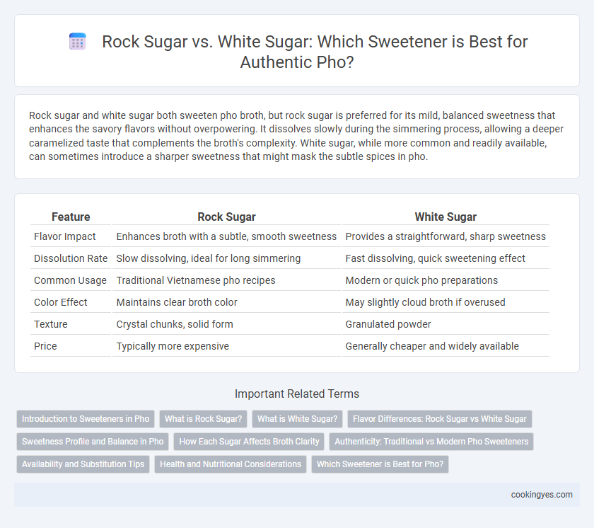 Rock Sugar vs. White Sugar: Which Sweetener is Best for Authentic Pho?