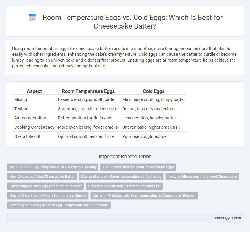 Room Temperature Eggs vs. Cold Eggs: Which Is Best for Cheesecake Batter?