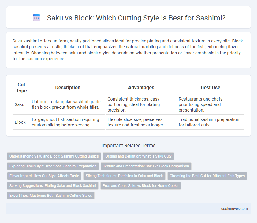 Saku vs Block: Which Cutting Style is Best for Sashimi?