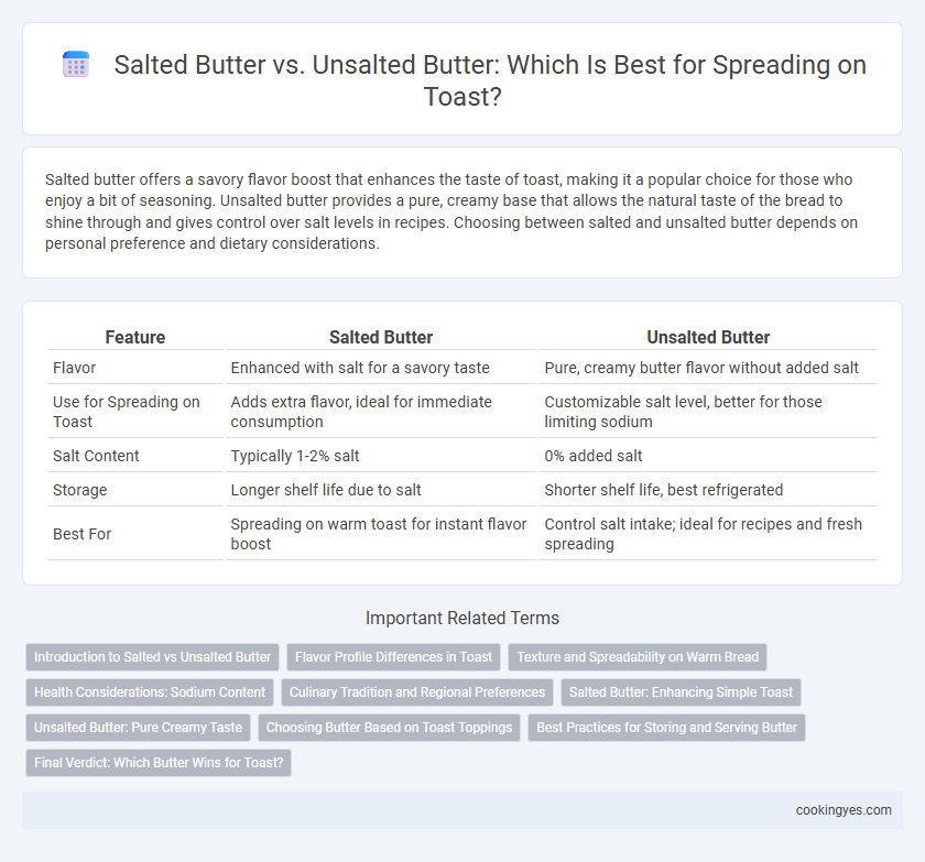 Salted Butter vs. Unsalted Butter: Which Is Best for Spreading on Toast?