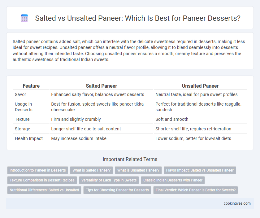Salted vs Unsalted Paneer: Which Is Best for Paneer Desserts?