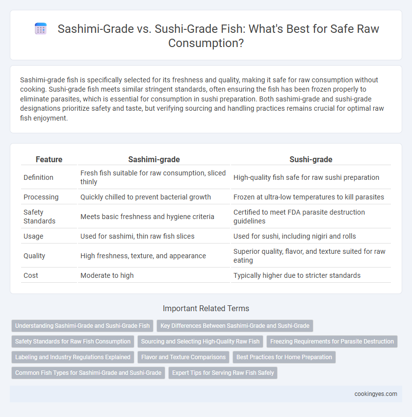 Sashimi-Grade vs. Sushi-Grade Fish: What's Best for Safe Raw Consumption?