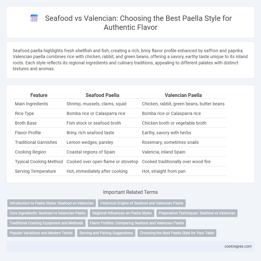 Seafood vs Valencian: Choosing the Best Paella Style for Authentic Flavor