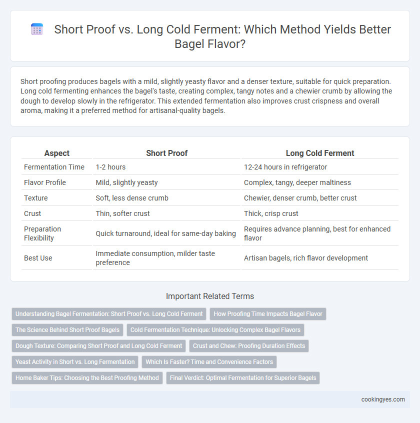 Short Proof vs. Long Cold Ferment: Which Method Yields Better Bagel Flavor?
