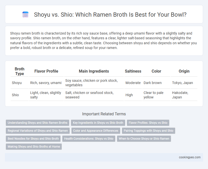 Shoyu vs. Shio: Which Ramen Broth Is Best for Your Bowl?
