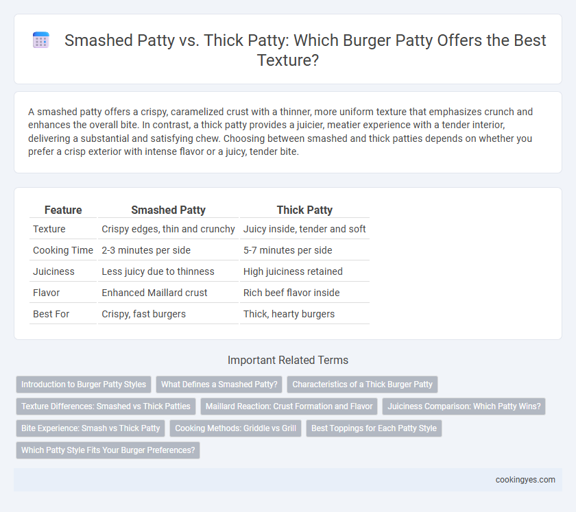 Smashed Patty vs. Thick Patty: Which Burger Patty Offers the Best Texture?