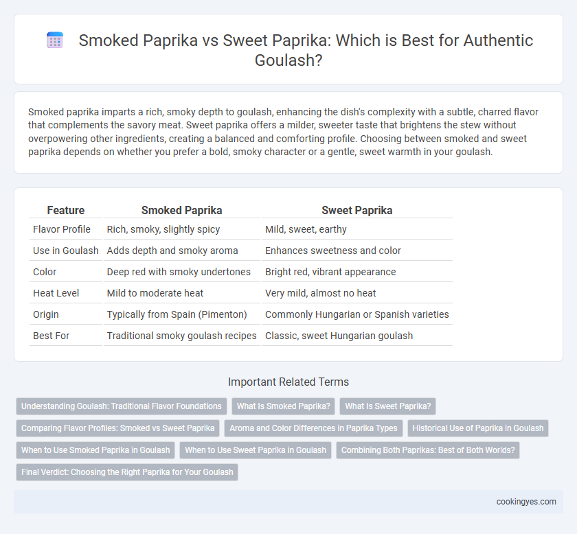 Smoked Paprika vs Sweet Paprika: Which is Best for Authentic Goulash?