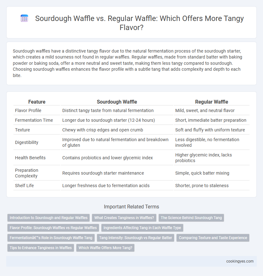 Sourdough Waffle vs. Regular Waffle: Which Offers More Tangy Flavor?