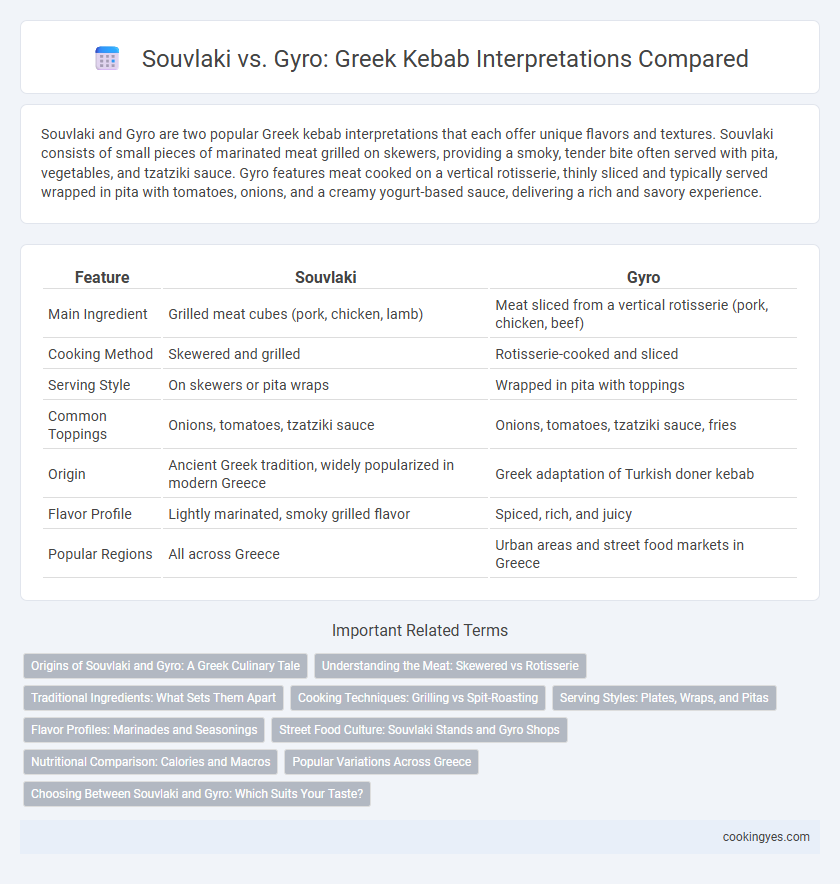 Souvlaki vs. Gyro: Greek Kebab Interpretations Compared