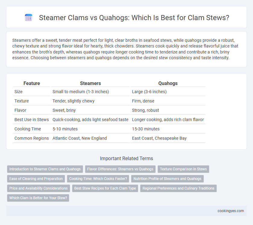 Steamer Clams vs Quahogs: Which Is Best for Clam Stews?