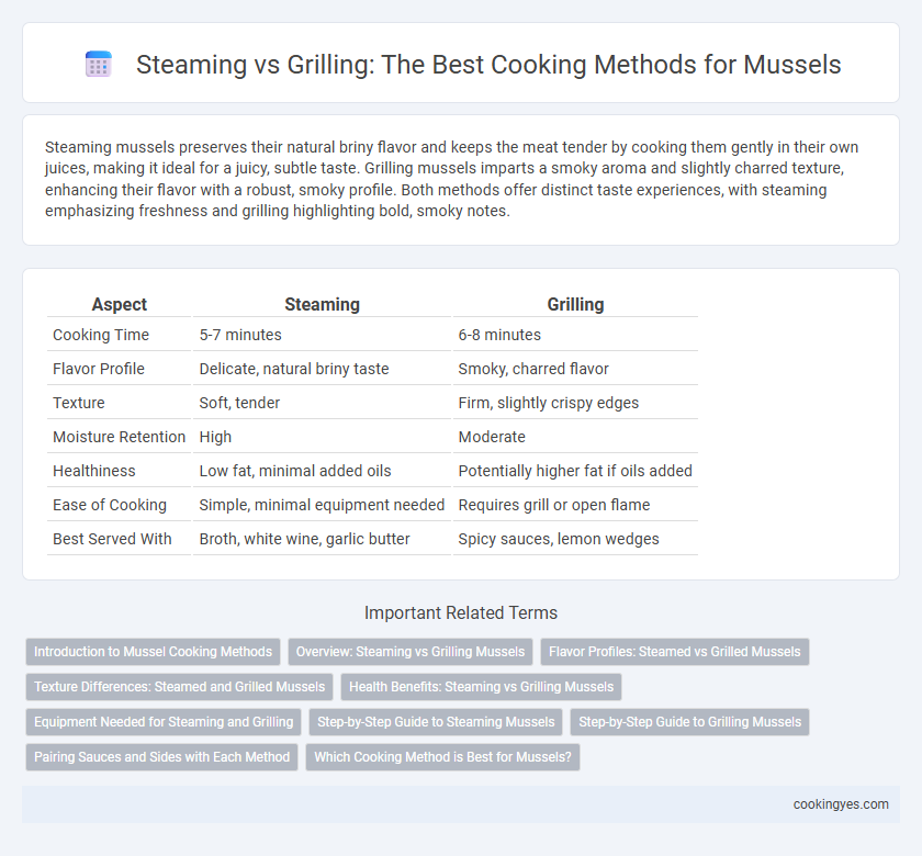 Steaming vs Grilling: The Best Cooking Methods for Mussels