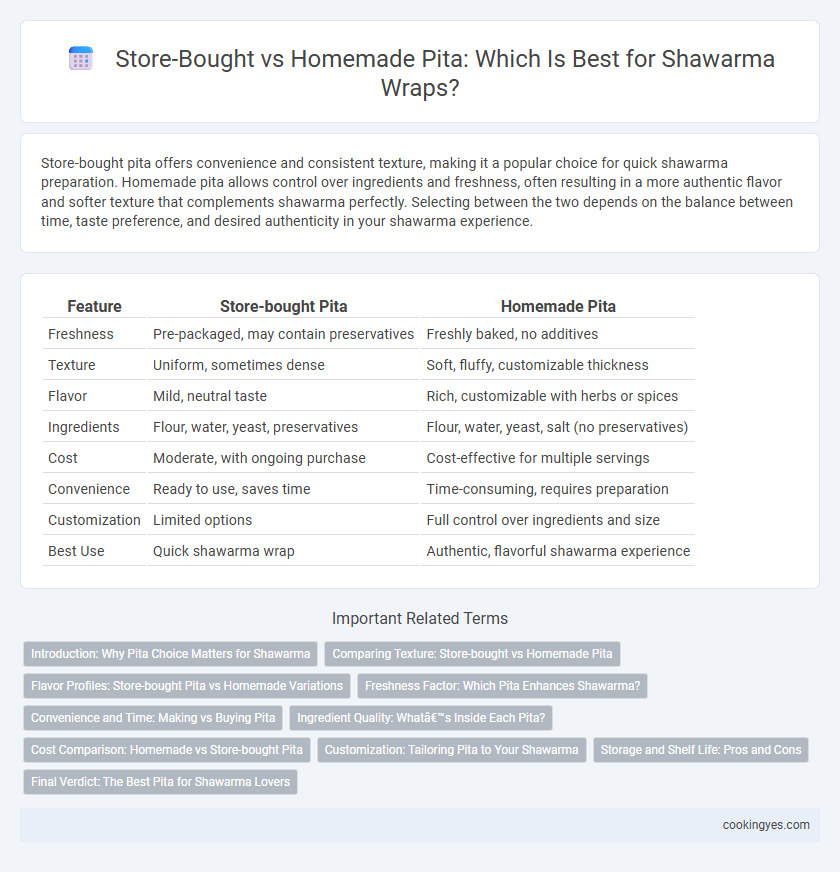 Store-Bought vs Homemade Pita: Which Is Best for Shawarma Wraps?